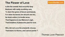Thomas Love Peacock - The Flower of Love