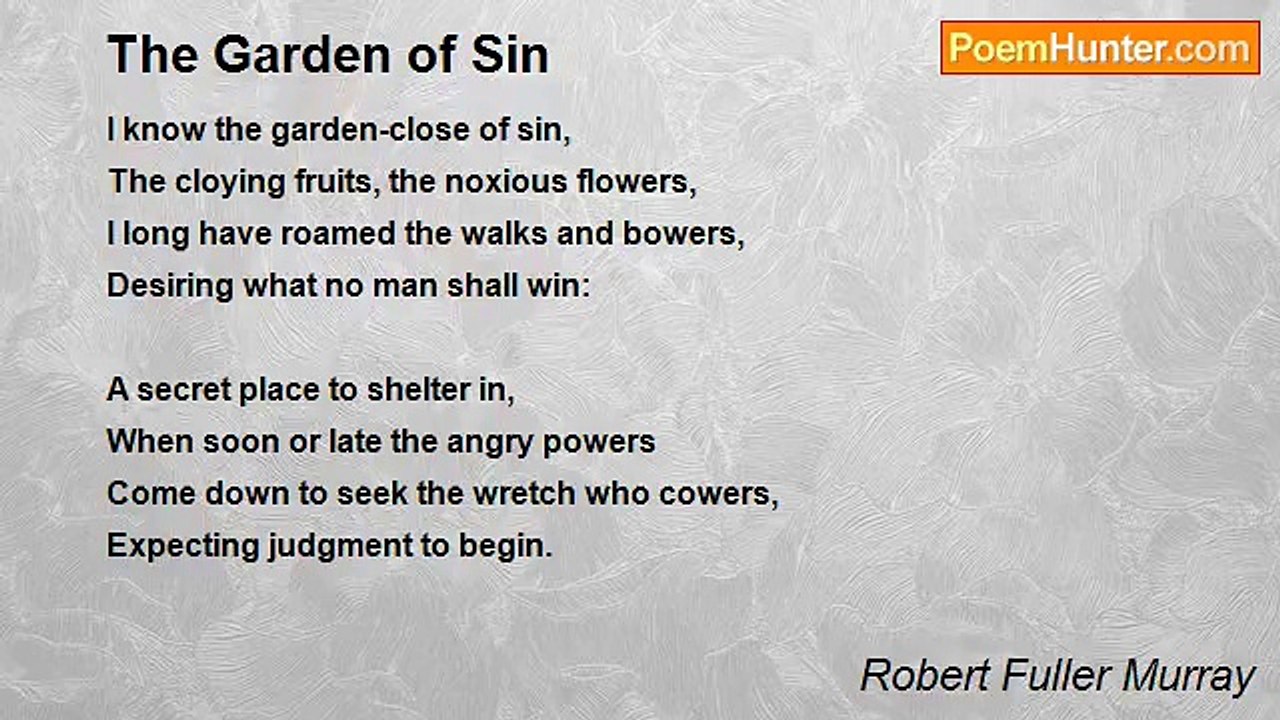 Robert Fuller Murray - The Garden of Sin