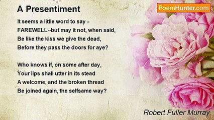 Robert Fuller Murray - A Presentiment