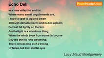 Lucy Maud Montgomery - Echo Dell