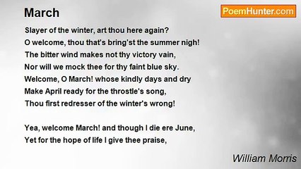 William Morris - March