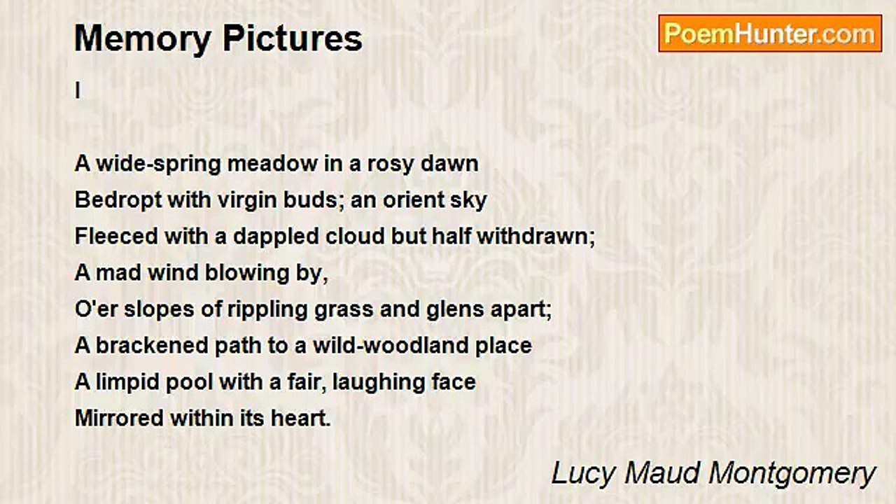 Lucy Maud Montgomery - Memory Pictures