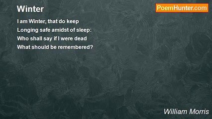 William Morris - Winter