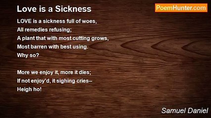 Samuel Daniel - Love is a Sickness