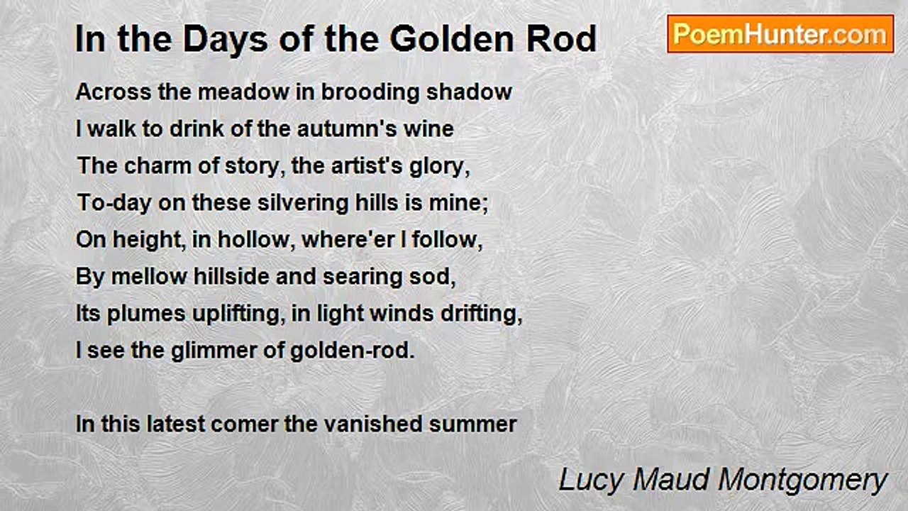 Lucy Maud Montgomery - In the Days of the Golde...