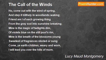 Lucy Maud Montgomery - The Call of the Winds