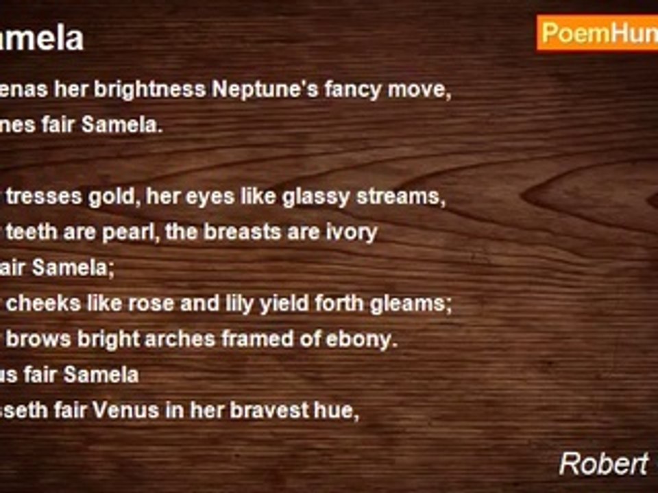 Robert Greene - Samela