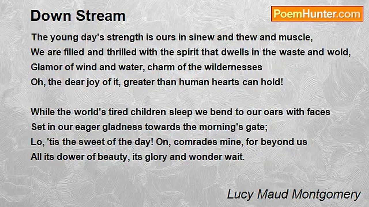 Lucy Maud Montgomery - Down Stream