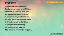 John Barbour - Freedom