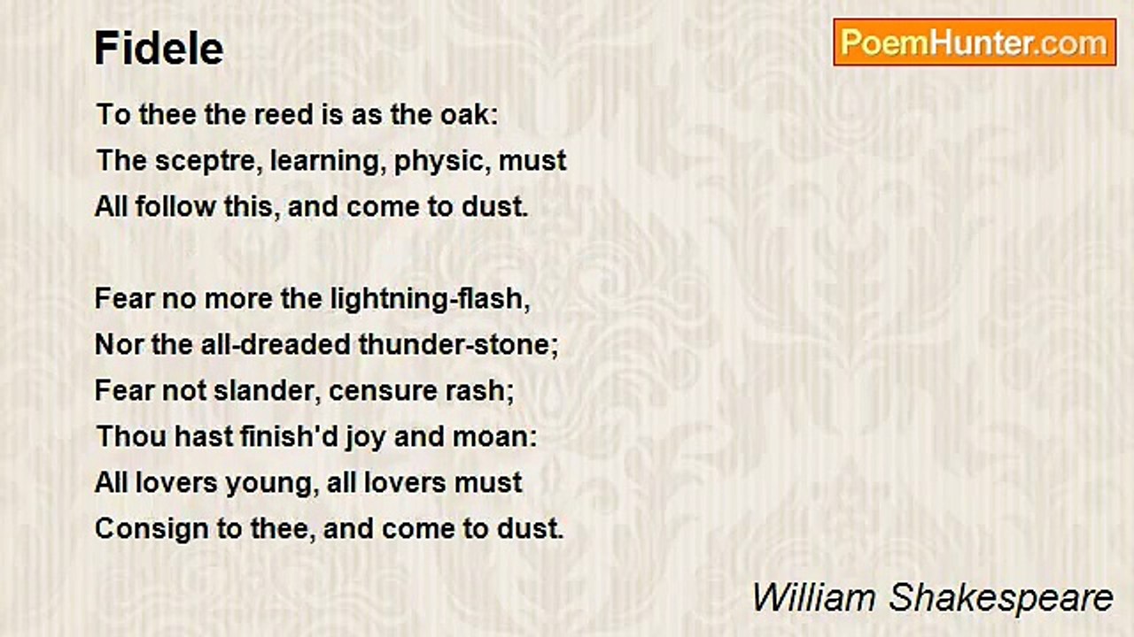 William Shakespeare - Fidele