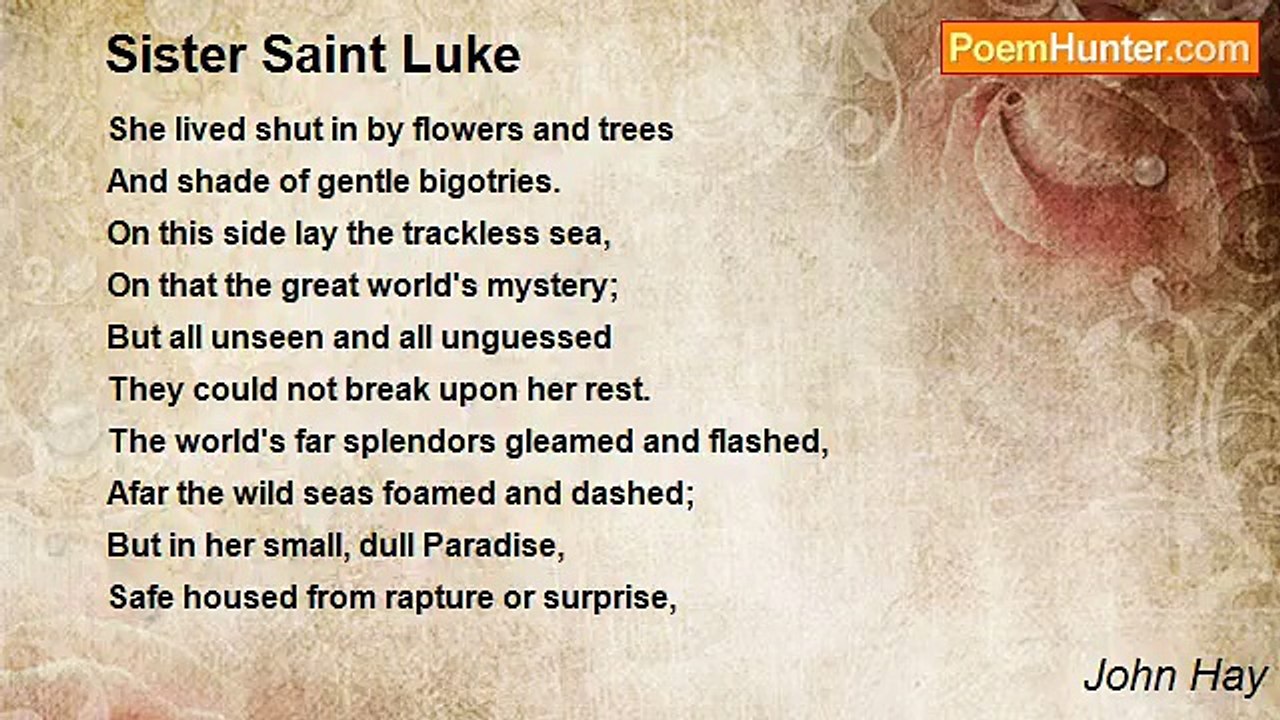 John Hay - Sister Saint Luke
