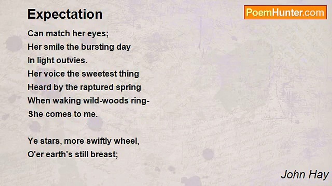 John Hay - Expectation