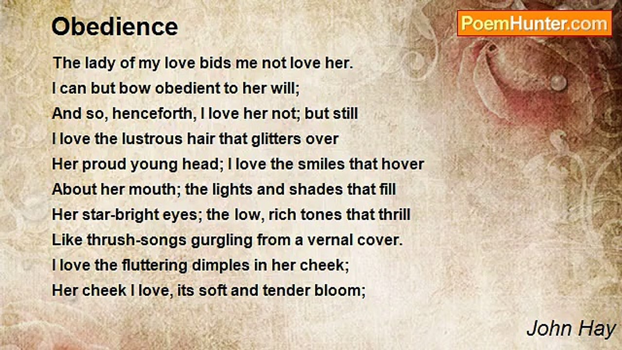 John Hay - Obedience