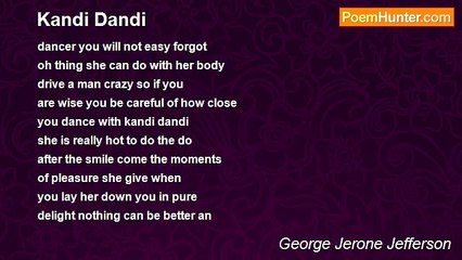 George Jerone Jefferson - Kandi Dandi