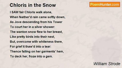 William Strode - Chloris in the Snow