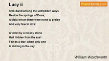 William Wordsworth - Lucy ii