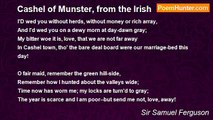Sir Samuel Ferguson - Cashel of Munster, from the Irish