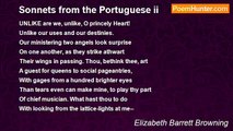 Elizabeth Barrett Browning - Sonnets from the Portuguese ii