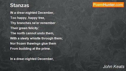 John Keats - Stanzas