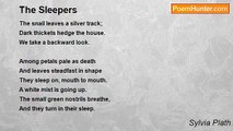 Sylvia Plath - The Sleepers