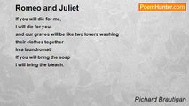 Richard Brautigan - Romeo and Juliet