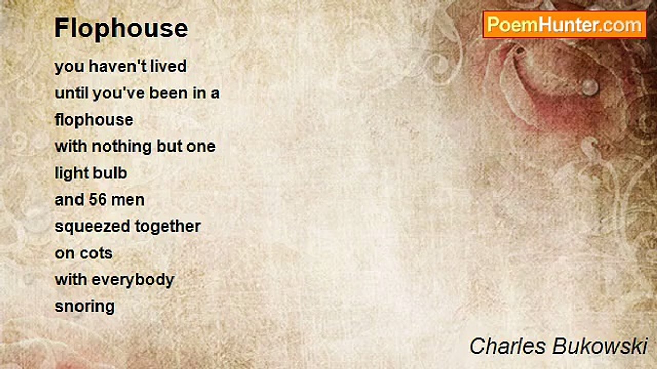 Charles Bukowski - Flophouse