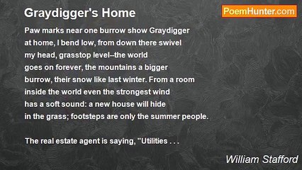 William Stafford - Graydigger's Home
