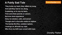Dorothy Parker - A Fairly Sad Tale
