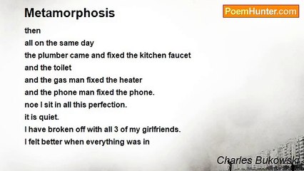 Charles Bukowski - Metamorphosis