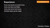 Dorothy Parker - Experience