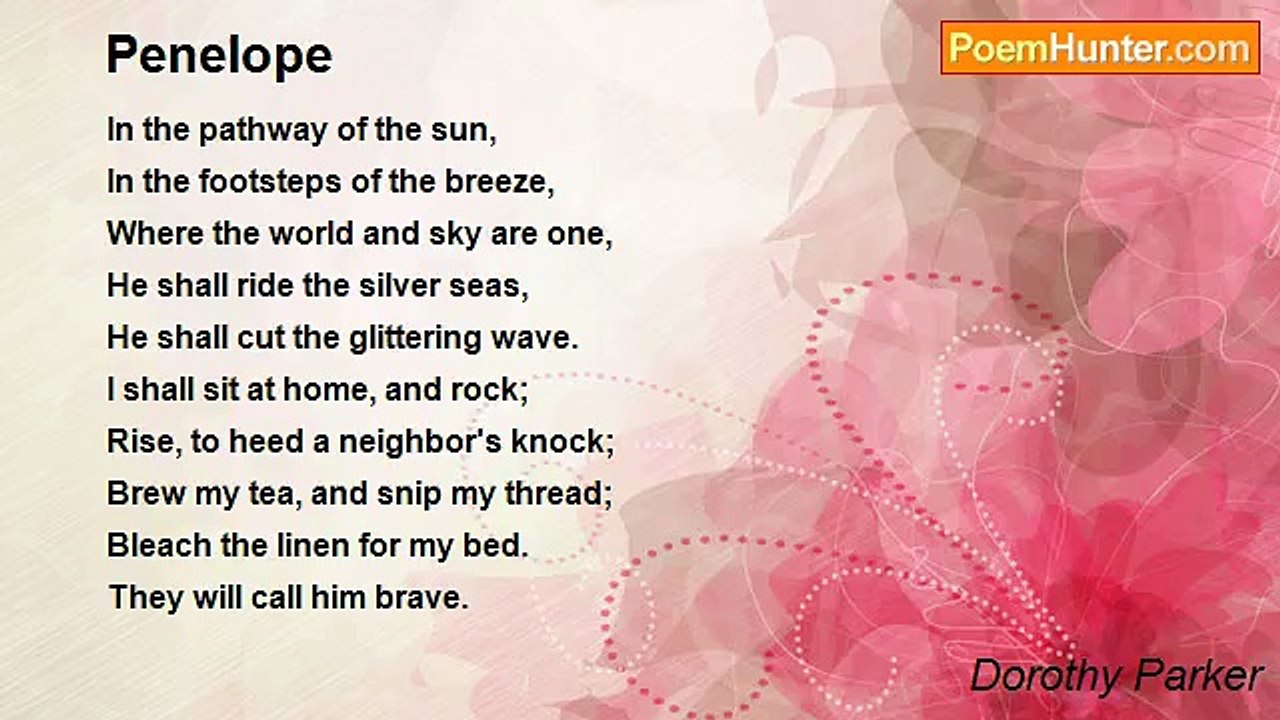 Dorothy Parker - Penelope