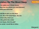 Margaret Atwood - Variation On The Word Sleep