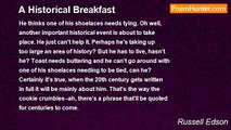 Russell Edson - A Historical Breakfast