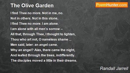 Randall Jarrell - The Olive Garden