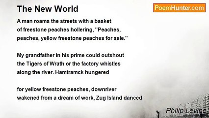 Philip Levine - The New World