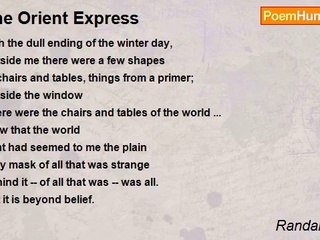 Randall Jarrell - The Orient Express