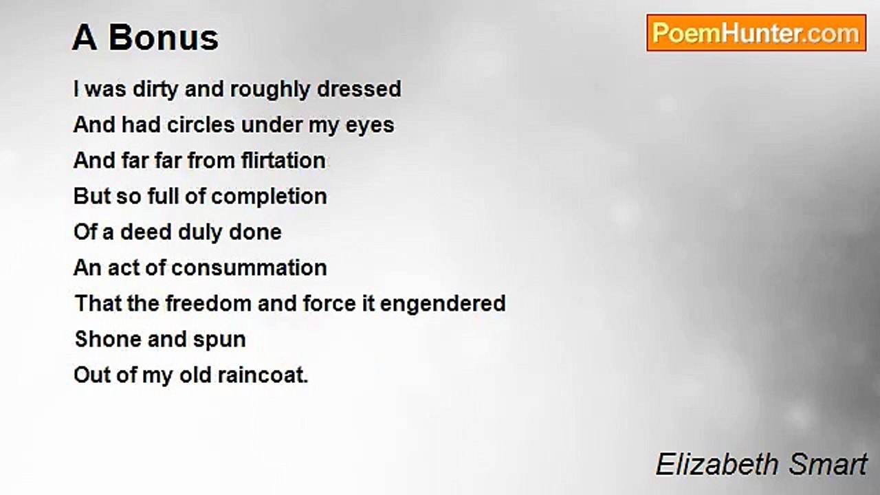 Elizabeth Smart - A Bonus
