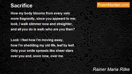 Rainer Maria Rilke - Sacrifice