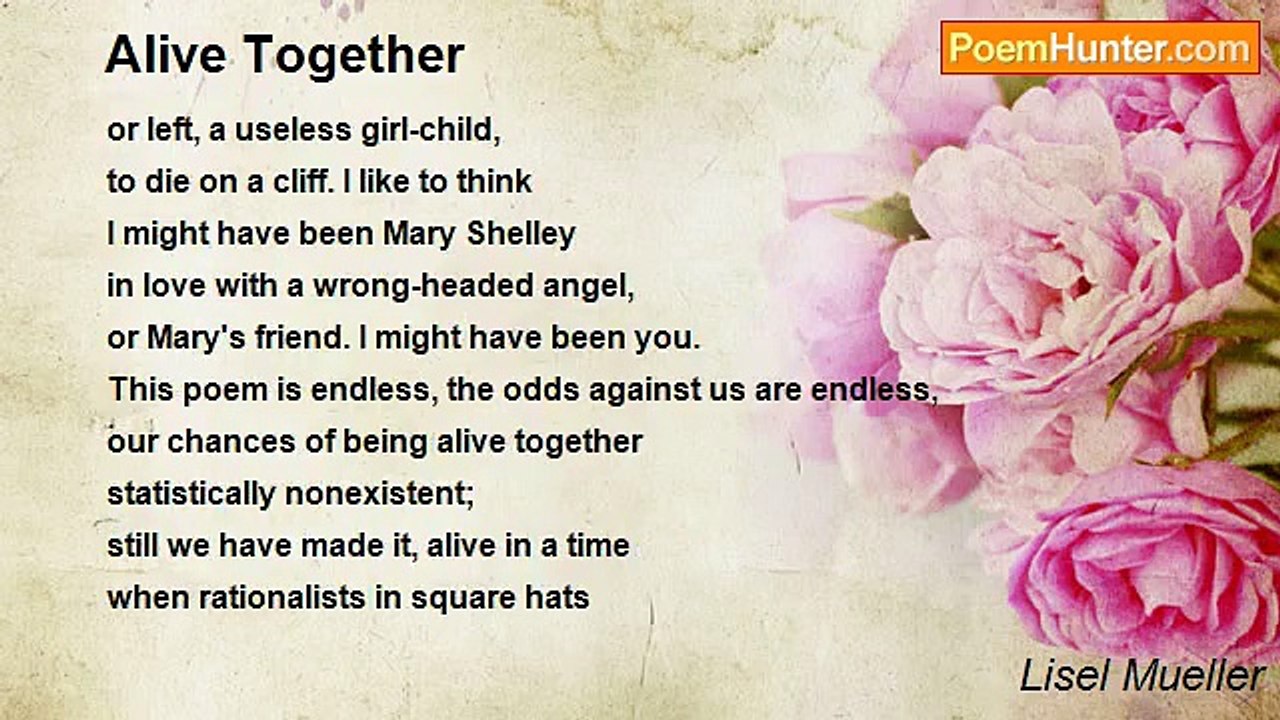 Lisel Mueller - Alive Together