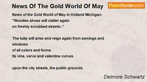Delmore Schwartz - News Of The Gold World Of May
