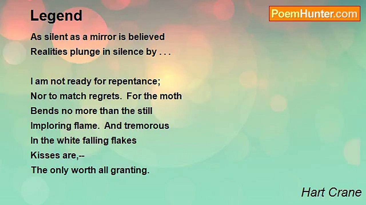 Hart Crane - Legend