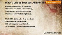 Delmore Schwartz - What Curious Dresses All Men Wear