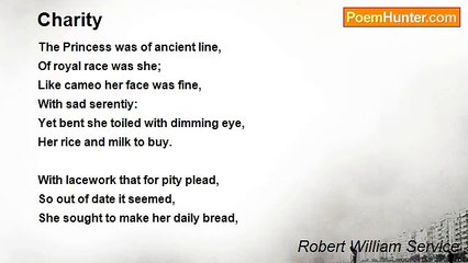 Robert William Service - Charity