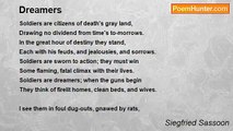 Siegfried Sassoon - Dreamers