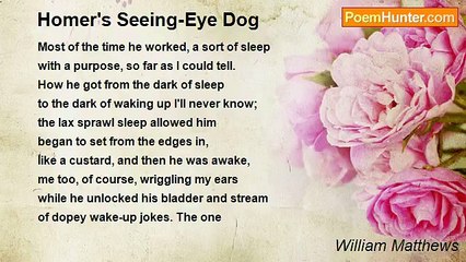 William Matthews - Homer's Seeing-Eye Dog