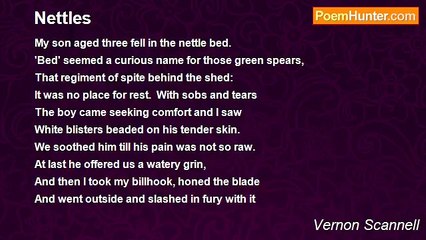 Vernon Scannell - Nettles