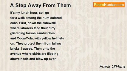 Frank O'Hara - A Step Away From Them