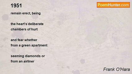 Frank O'Hara - 1951