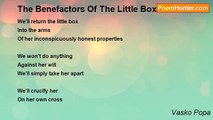 Vasko Popa - The Benefactors Of The Little Box