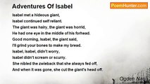 Ogden Nash - Adventures Of Isabel